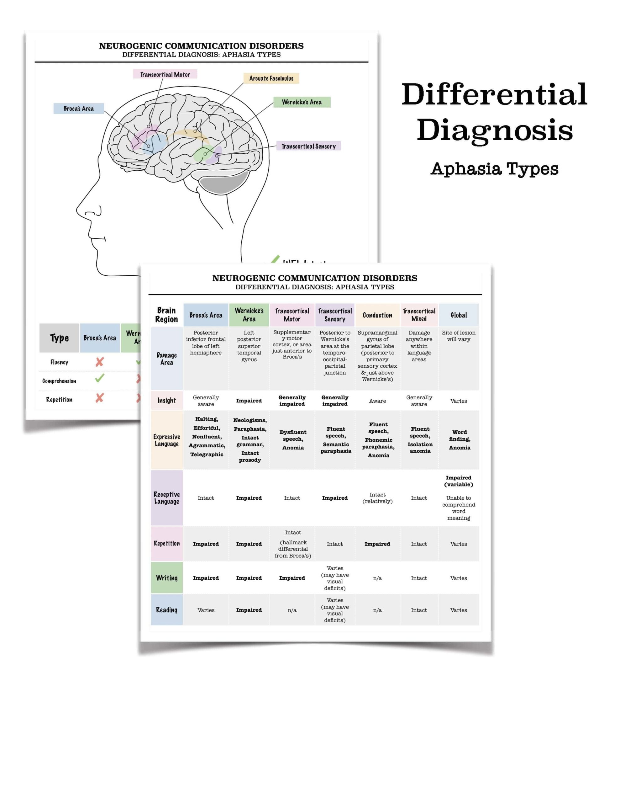 Cognitive Printable Aphasia Worksheets Printable Aphasia Worksheets