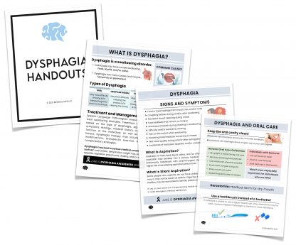 dysphagia handouts