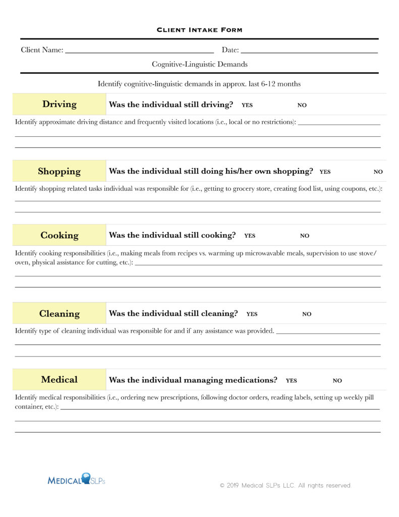 reading comprehension activities speech therapy