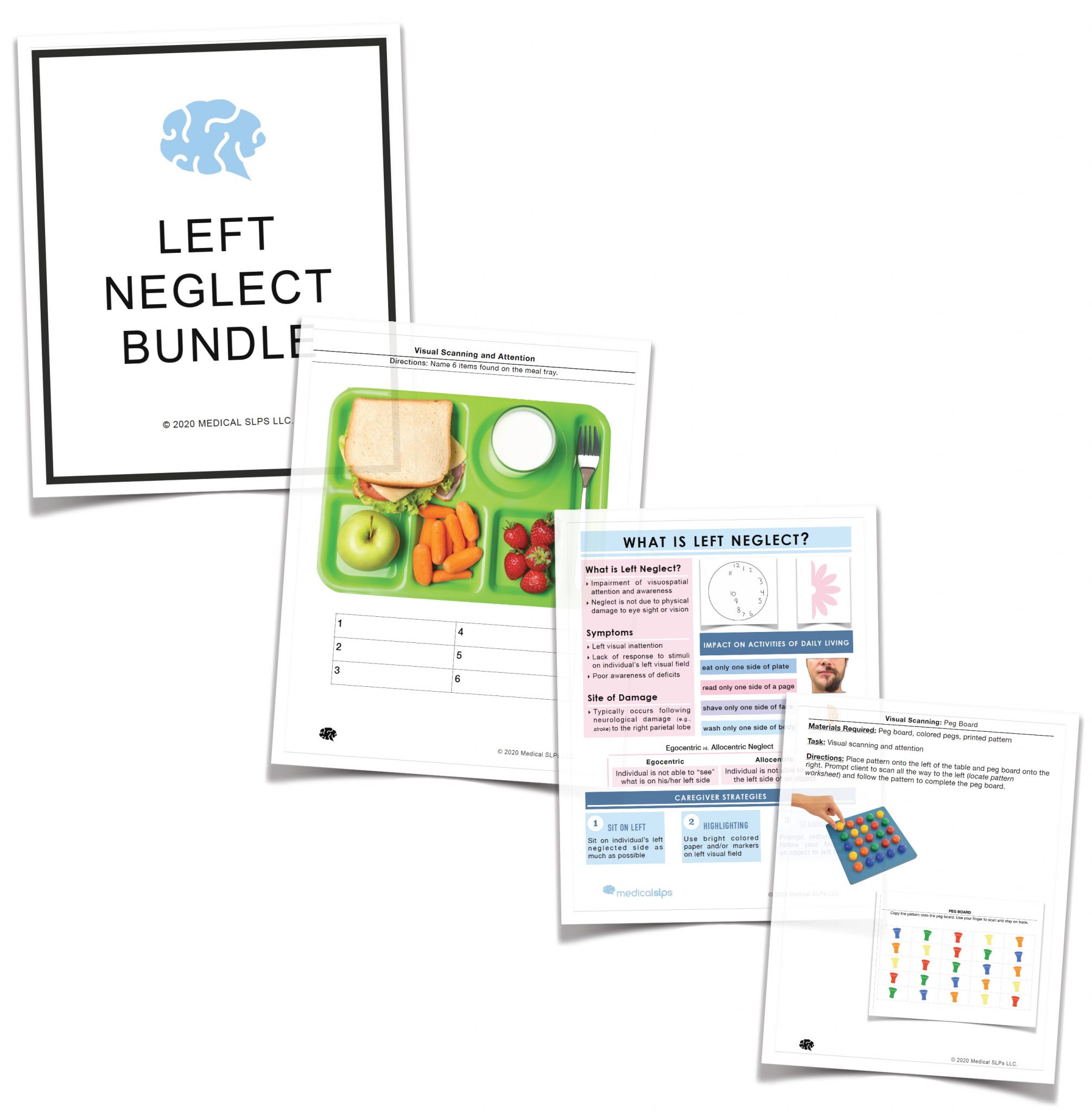 Left Neglect Bundle Medical SLPs