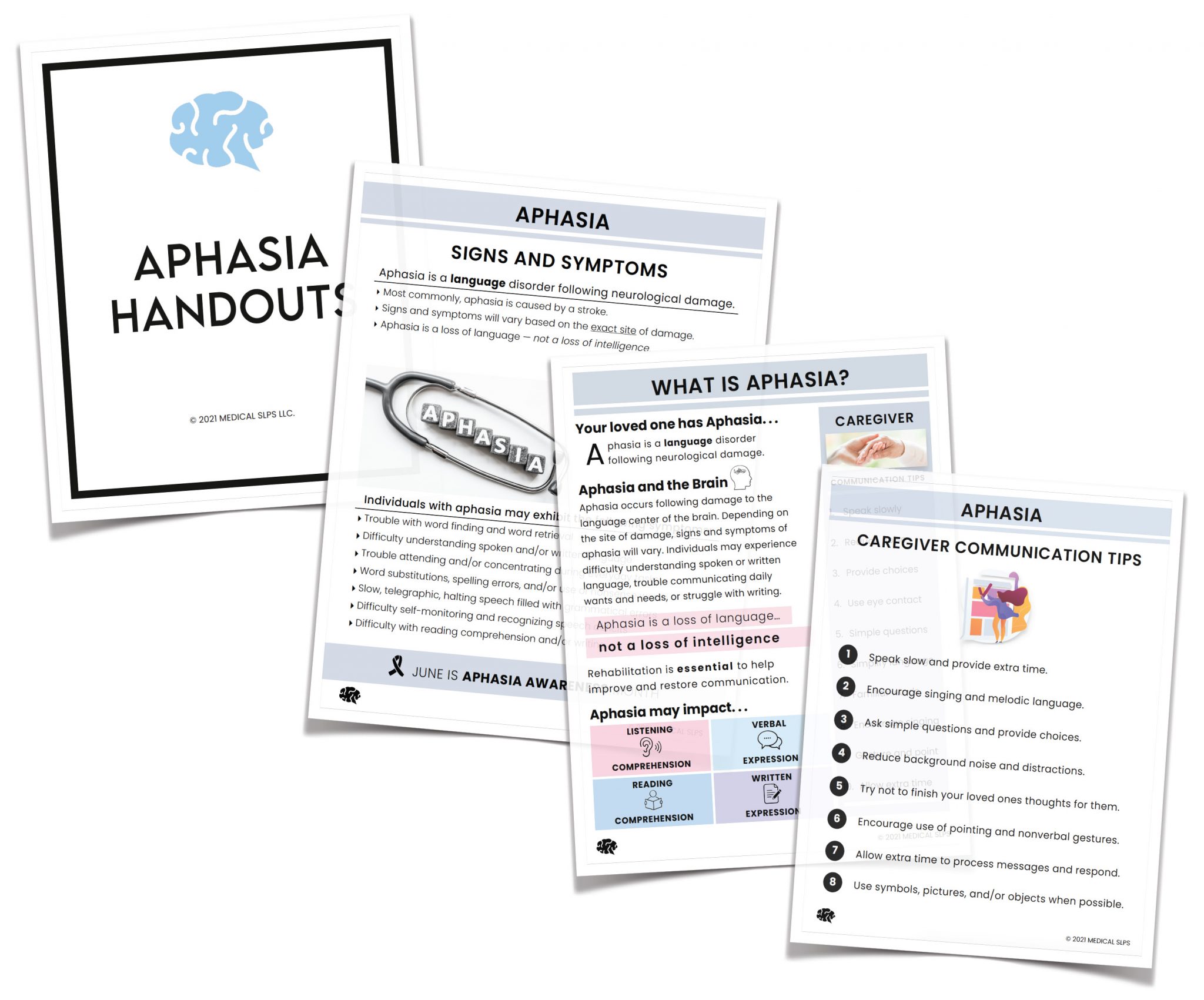 Handout Aphasia Medical SLPs